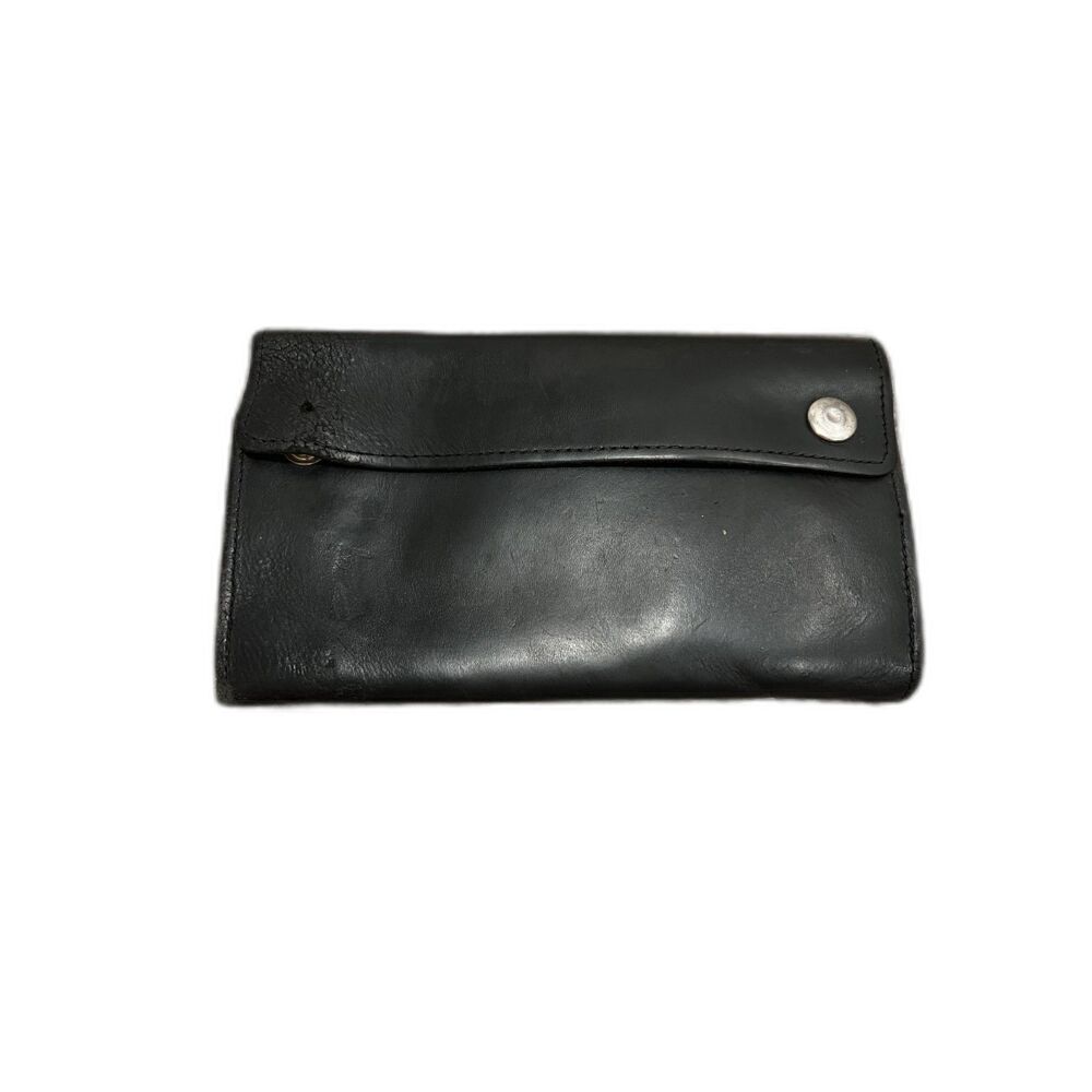 Black Leather Wallet Made In USA